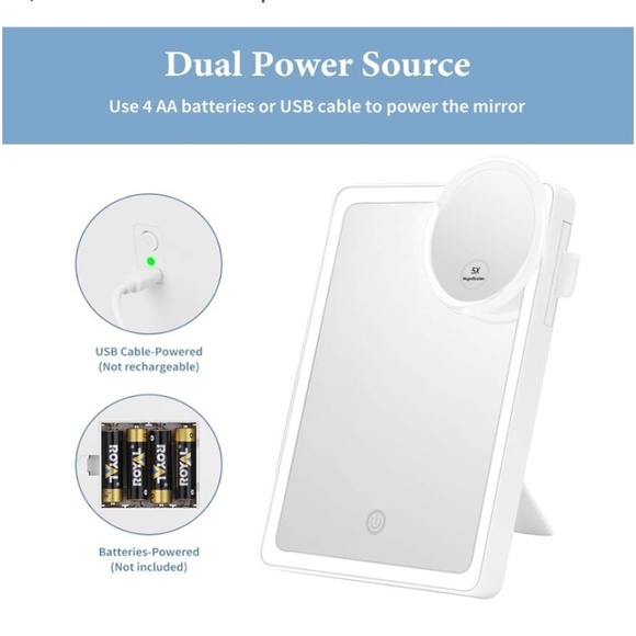 KEDSUM [Upgraded] LED Lighted Makeup Mirror with Full Frame LED Light System - Picture 6 of 9